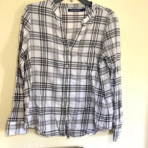 Calvin Klein plaid button down